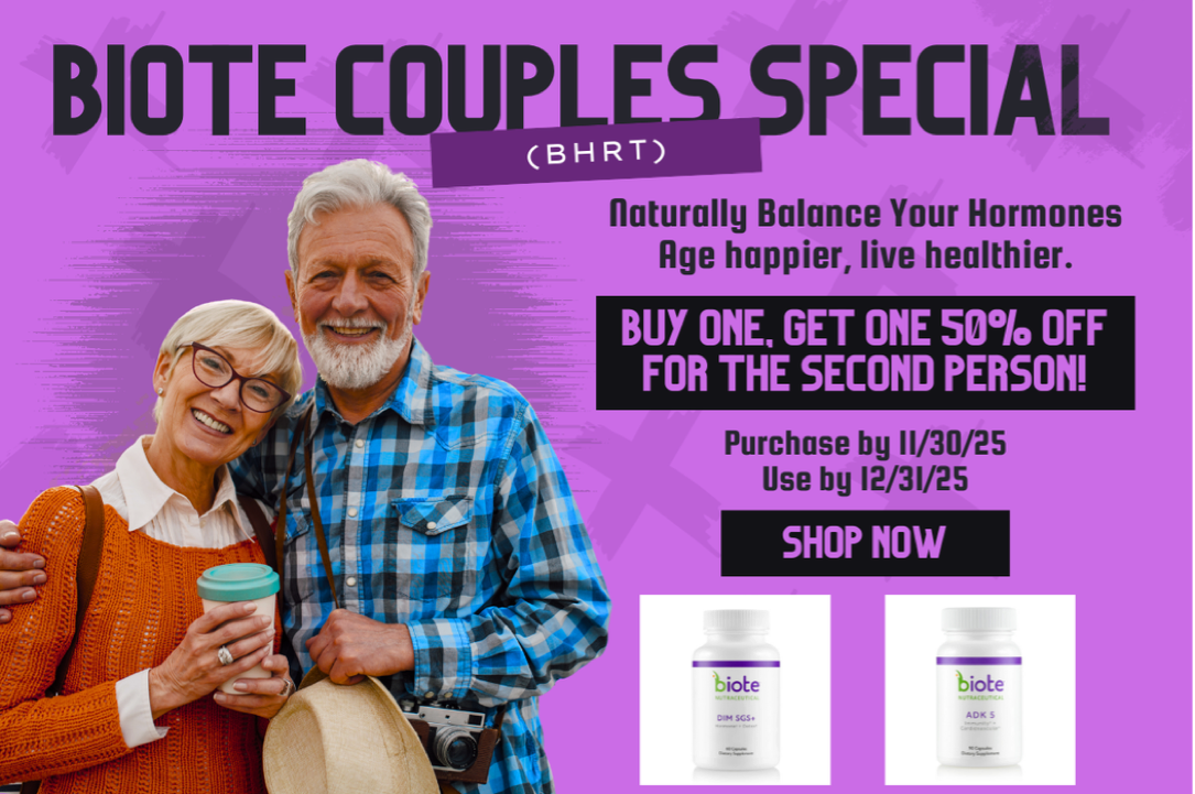 Biote Couples Special - Buy one, get one 50% off for a second person!