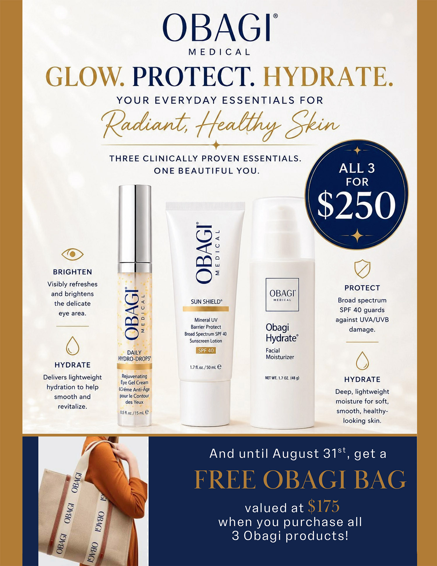 Glow. Protect. Hydrate.