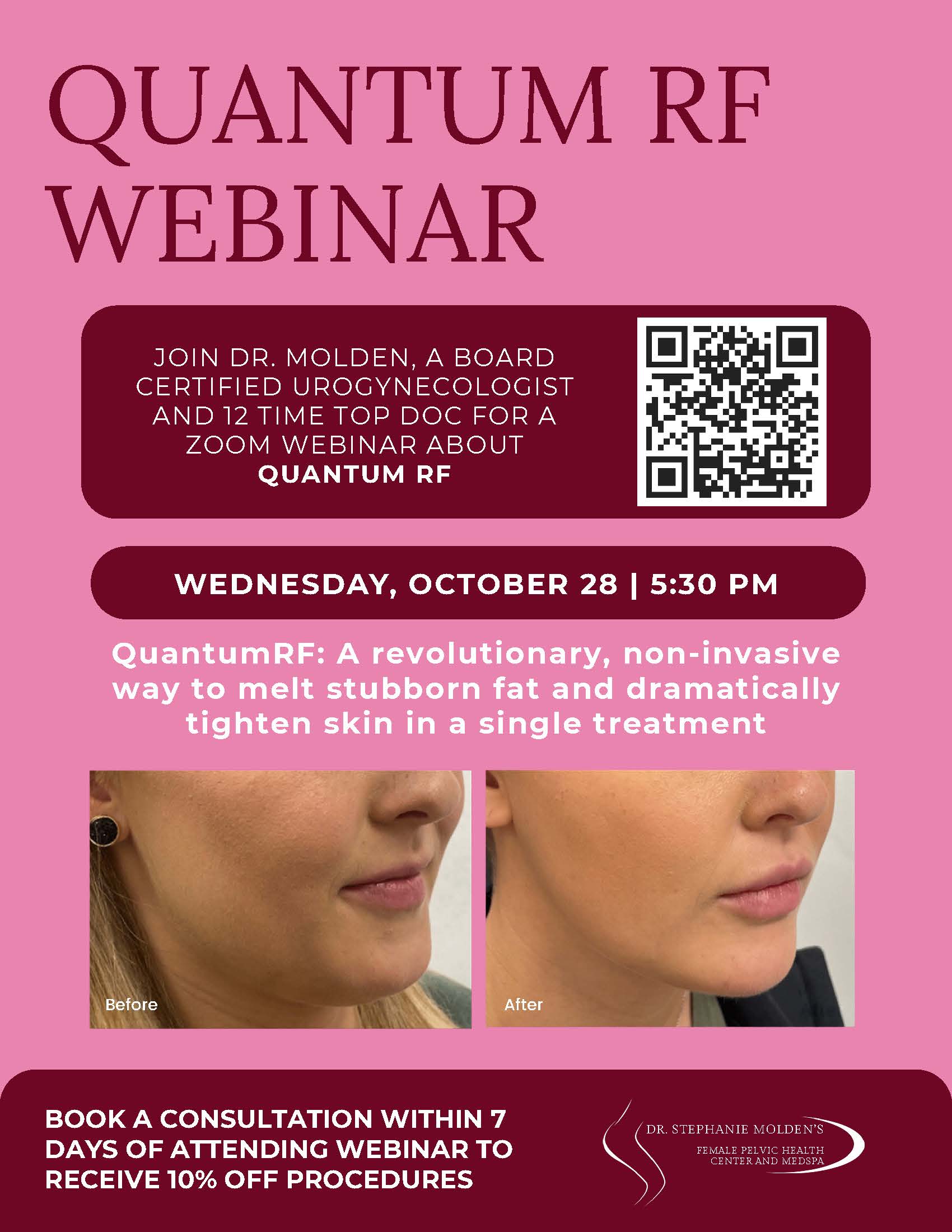QUANTUM RF WEBINAR presented by Dr. Stephanie Molden